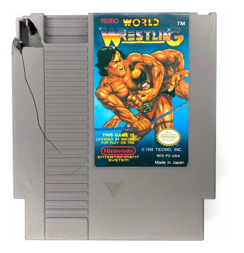 Tecmo World Wrestling - Juego Original Para Nintendo Nes