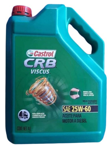 Aceite Crb Viscus 25w60 Lubricante Castrol Motor Zona Sur