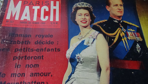 Mini Lote Revistas Paris Match (1956/1960)  $ 5000.-