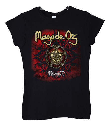 Polera Mujer Mago De Oz Atlantia Gaia Iii Metal Abominatron