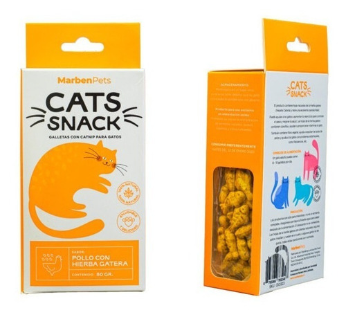 Cats Snack Galletas Con Catnip Atún Con Hierba Gatera 80gr