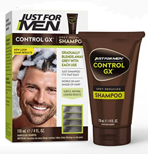 Pinta Canas En Negro Para Hombres Control Gx Just For Men