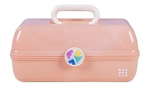 Caboodles On-the-go Girl Peach Marble Vintage Case, 1 Libra