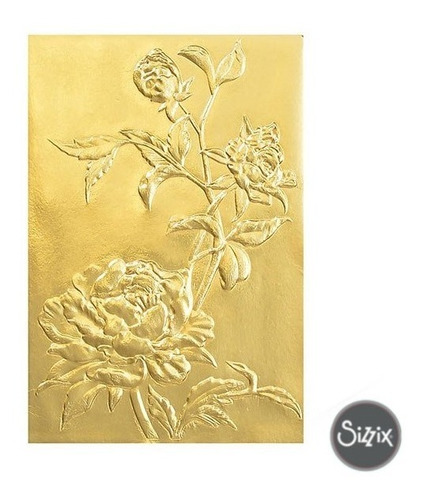 Imagen 7 de 9 de Carpeta Embossing 3d Textura Para Troqueladora Sizzix