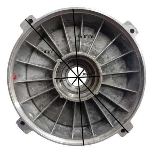 Tapa Delantera Uso General Motor Siemens Gp100 De 3hp A 5hp