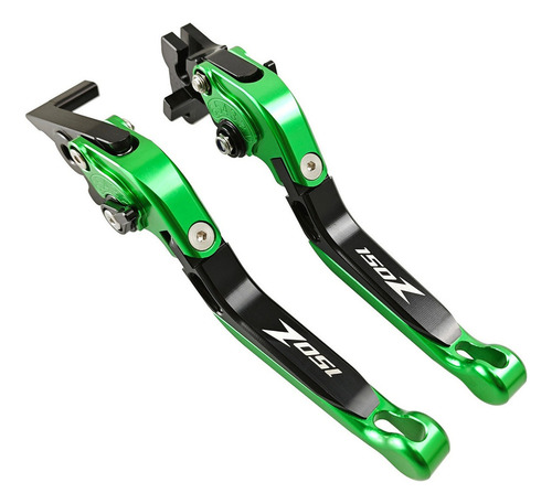 Palancas Plegables De Aluminio Para Italika 150z, Verde