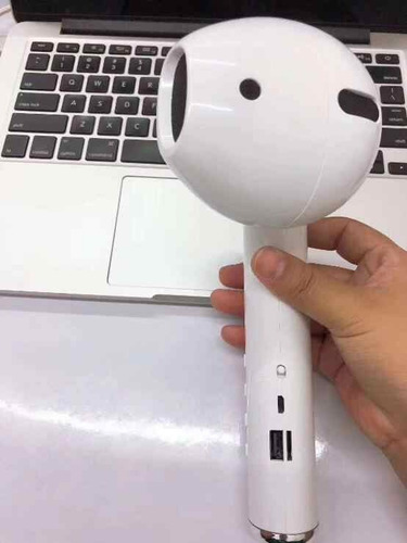 Imagen 3 de 5 de Parlante Bluetooth Con Forma Lee Sd Card Usb Aux Cable Mic