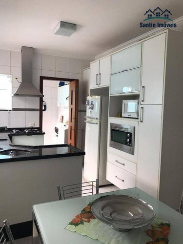 Imagem 6 de 19 de Sobrado De 202 M² Com 03 Dormitórios (sendo Uma Suíte Master Com Banheira Hidromassagem), À Venda Por R$ 920.000- Paulicéia- São Bernardo Do Campo/sp - So0256