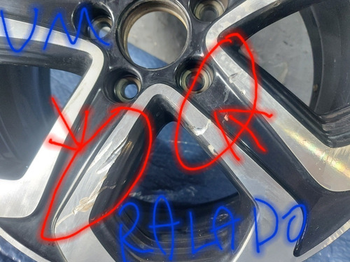 Roda Aro 17 Honda Hr-v / Hrv 15 Á 18 Com Detalhe Que Mostra (Usado)