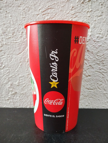 Vaso Promo Coca Cola Carl's Jr Selección Mexicana Futbol (Usado)