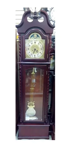 Reloj Antiguo P ndulo De Abuelo De Pie De Piso
