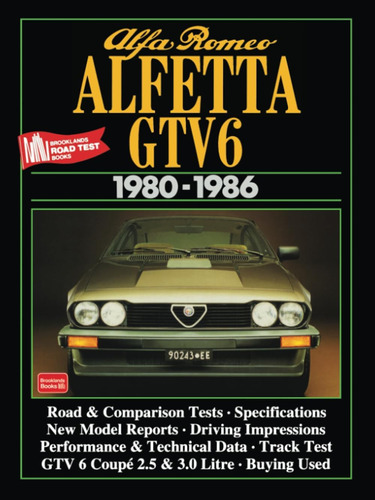 Libro: Alfa Romeo Alfetta Gtv6 1980-1986: Road Test