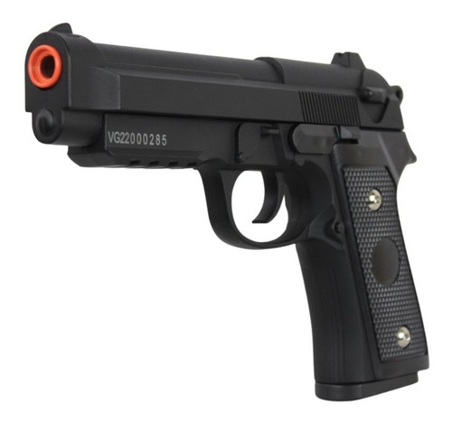 Pistola Airsoft Metal Slide V22 6mm Spring + Esferas + Capa