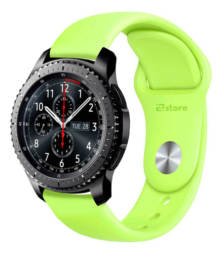 Correa Compatible Con Samsung Gear S3 Frontier Verde Limón