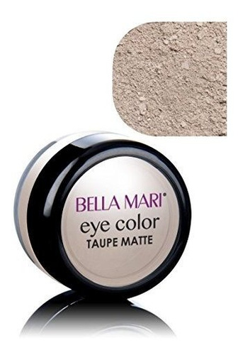 Sombra De Ojos Mineral Natural Bella Mari, Taupe (mate); 0.1