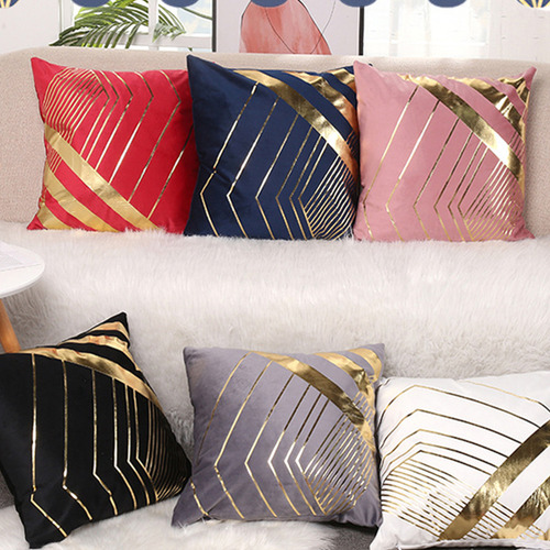 (5 #mold) Almohada Geométrica De Terciopelo Para Funda Con E