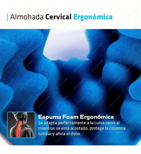 Almohada Inteligente Cuello Cervical Masaje Quiropráctica