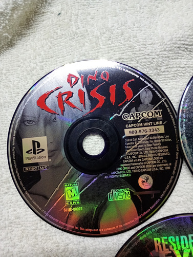 Dino Crisis 1 Y 2 Más Residen Evil 3 Demo Con Detalles (Usado)