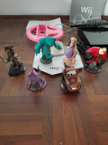 Consola Wii Completo C/14 Juegos, Disney Infinity Y Mucho+ (Usado)