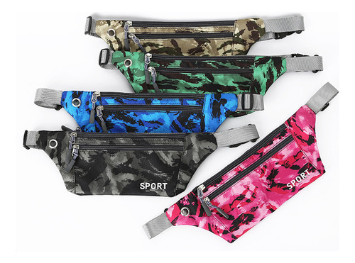 Riñonera Deportiva De Camuflaje Para Mujer, Móvil Y Riñonera