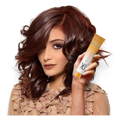  Global Keratin Gk Hair - Tubo De Crema De Color Profesional
