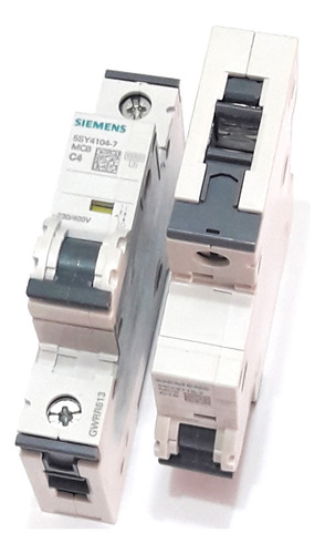 Disjuntor 5sy4 104-7 4 A Curva C Unipolar Siemens