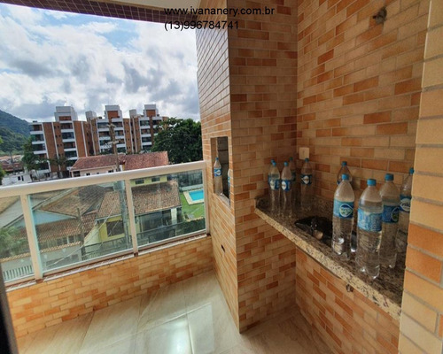 Imagem 6 de 30 de Lindo Apartamento Novo, 2 Quartos, Varanda Gourmet, Prédio Com Lazer, Mongaguá - Ap00245 - 70809345