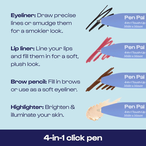 Alleyoop Pen Pal Touch-up Lápiz De Maquillaje 4 En 1, Make A