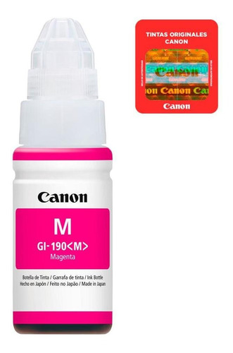 Botella canon tinta Gi-190 Magenta 70 Ml 7000 Pag./