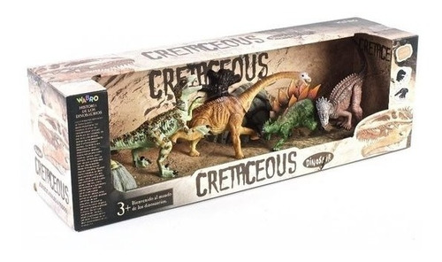 Cretaceous Set De Dinosaurios 6 Figuras 99551 Pido Gancho