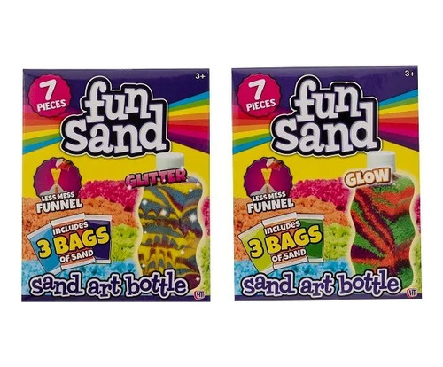 Arena Kinética Magica Fun Sand Moldeable Set X 7 Piezas