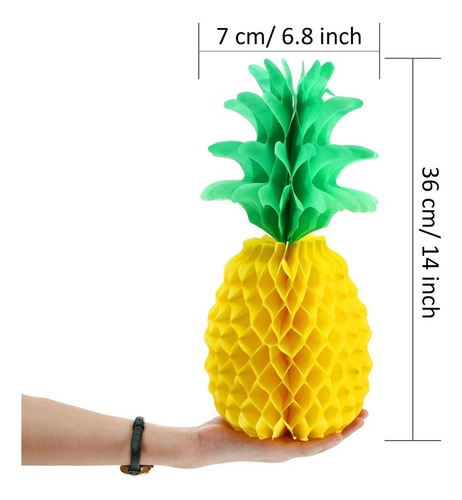 Asd Centro De Mesa En Forma De Panal Con Forma De Piña,