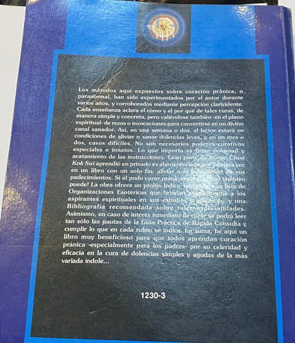Libro Manual Práctico De Curación Pránica - Choa Kok Sui (Usado)