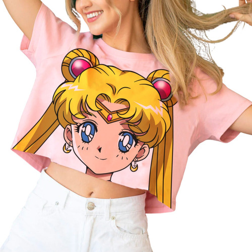 Croptop Sailor Moon - Sailor Moon Marca Lookool