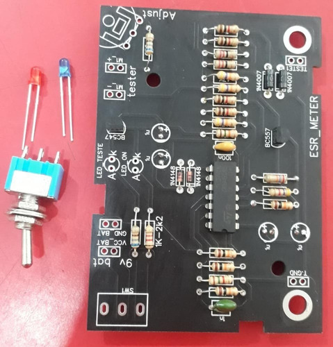 Placa Montada Para Capacheck Esr Meter 100khz