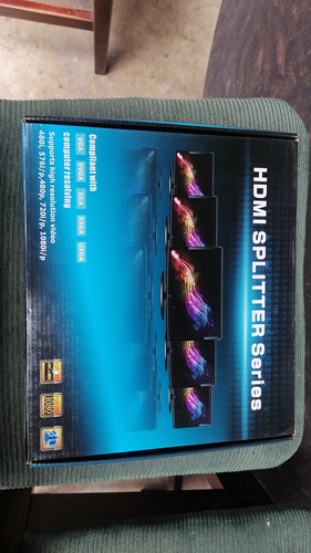 Splitter 3d 4k Hdmi Full Hd, 1 Entrada 8 Salidas. Vhcf