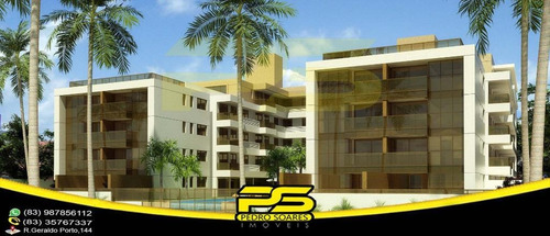 Oportunidade, Apartamento, 02 Quartos, Suíte, Piscina, 02 Vagas, 67,53m², Por Apenas R$ 490.000,00, Em Bessa, João Pessoa - Paraíba. - Ap2861