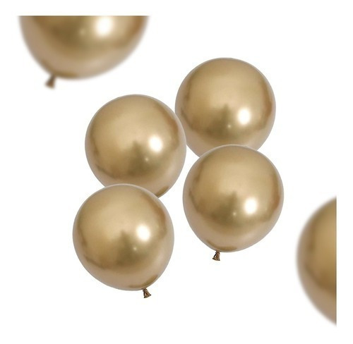 Conjunto de 25 Globos de Látex Metalizados Perlados R9