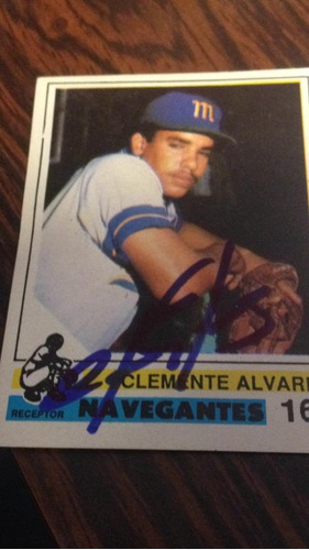 Rigoju Barajita Autografiadas Clemente Álvarez Álbum 88-89