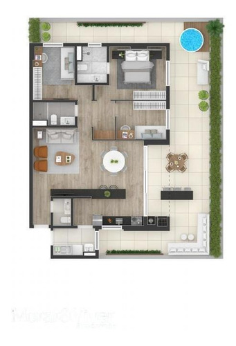 Imagem 12 de 15 de Apartamento Para Venda Em Curitiba, Centro, 3 Dormitórios, 1 Suíte, 2 Banheiros, 2 Vagas - Ctb6640_1-1820087