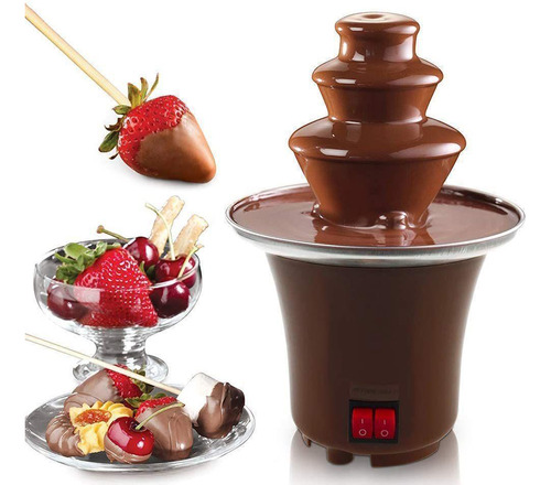 Mini Cascata Fonte De Chocolate Fondue Eletrica 220v.