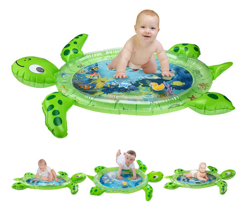 Esterilla De Agua Inflable Con Forma De Tortuga Marina, J