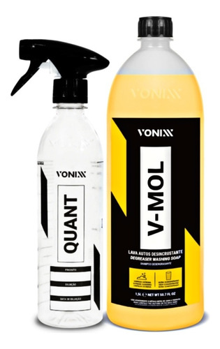 Shampoo Desengraxante V-mol Vonixx 1,5l + Borrifador Quant