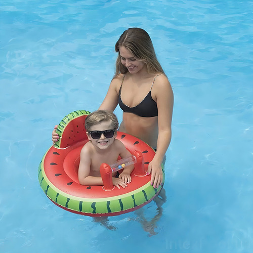 Flotador Salvavidas Inflable Baby Float Sandia Intex 74 X 69
