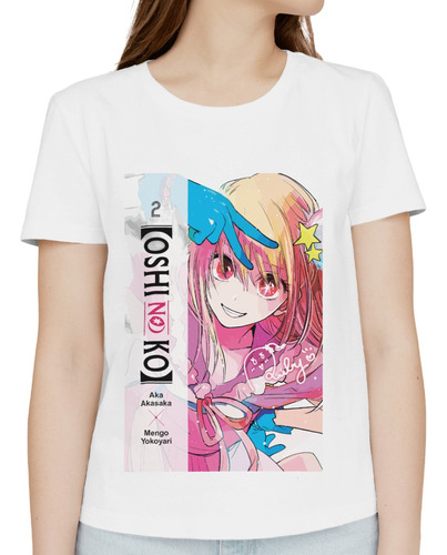 Meowzilla | Polera Mujer Ruby Hoshino Oshi No Ko Anime V4