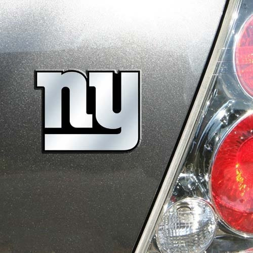 Nfl New York Giants Chrome Automobile Emblema Para Carros