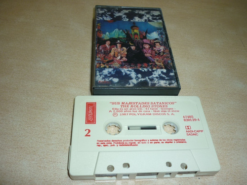 Rolling Stones Sus Majestades Satanicas Cassette Exc Ggjjzz