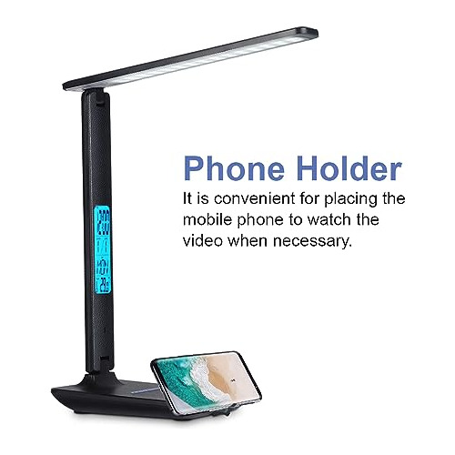 Multifunctional Led Desk Lamp With Wireless Charger,usb...