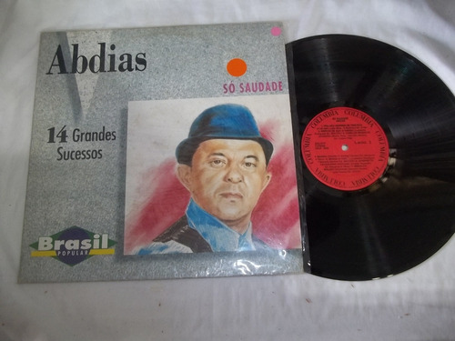 Lp Vinil - Abdias - Só Saudade - 14 Grandes Sucessos