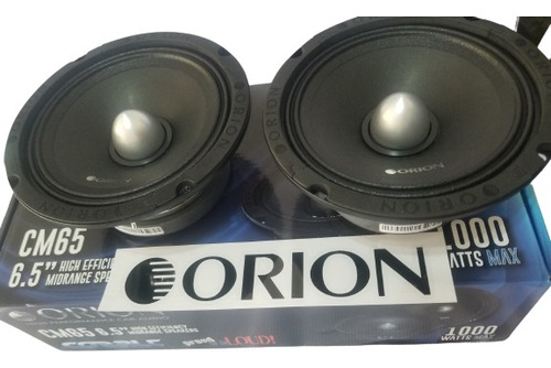 Medios Orion 6.5 Midrange  1000w Rms250w  Open Show 